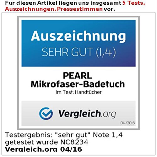 PEARL Extra saugfähiges Mikrofaser-Badetuch 180 x 90 cm, weinrot - 3