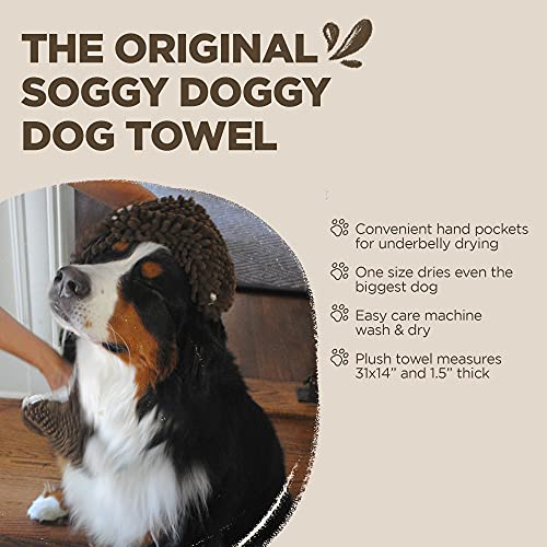 Soggy Doggy SOGG002 Hundehandtuch – Super Shammy, 81 x 35 cm, braun - 5
