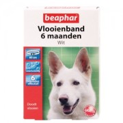 Beaphar Flohband Hund - 6 Monate - Weiß