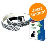 Trixie Katzenkombiset: Zeckenschutzmittel & -Halsband - 4 x 0,75 ml + Schutzband